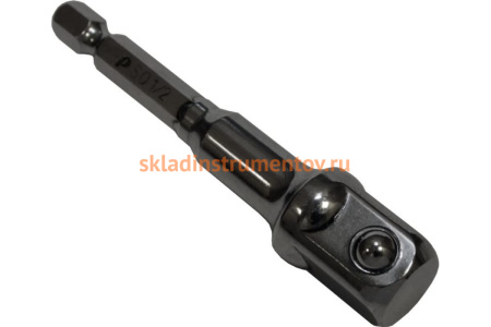 Адаптер квадрат 1/2 для головок, длина 75 мм ПРАКТИКА 776-713