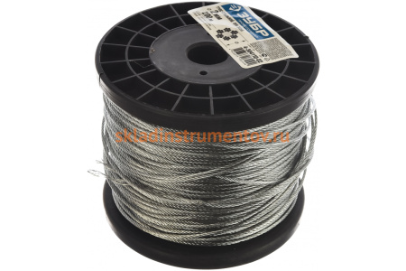 Трос стальной DIN 3055 Зубр 4-304110-02 Трос стальной DIN 3055 Зубр 4-304110-02