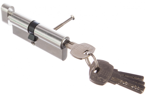 Цилиндровый механизм с вертушкой AJAX AX202/80 mm 40+10+30 CP хром 5 кл. 41291