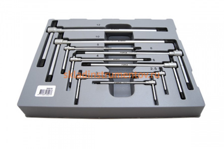 Набор Т-обр. регулируемых 6-ти гран. ключей с 2 до 12 мм. 9пр. FORCE 50919