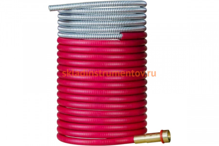 Канал направляющий VARTEG (5 м; 1.0-1.2 мм; сталь; красный) Foxweld 6271