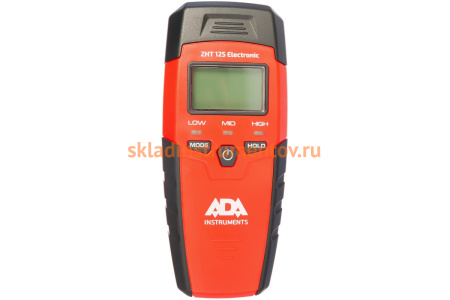 Контактный измеритель влажности древесины и стройматериалов ADA ZHT 125 Electronic А00398
