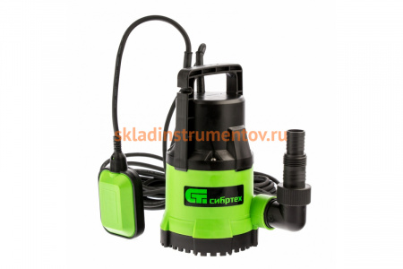 Дренажный насос для чистой воды СИБРТЕХ СДН300-5 97261