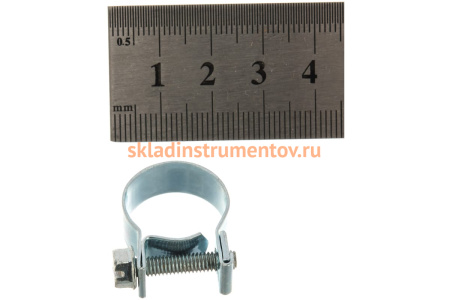 Металлические хомуты СИБРТЕХ, MINI 16-18мм, ширина 9мм, винтовой, W1, 2шт 47506