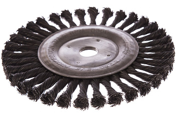 Щетка дисковая Мастер (200х22.2 мм; жгут; стальная проволока 0.5 мм) для УШМ Профоснастка 20108007