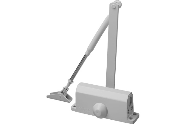 Дверной доводчик для дверей массой до 80 кг STAYER цвет белый 37916-80