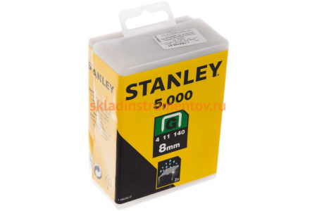 Скоба (5000 шт; 8 мм; тип G) для степлеров Stanley 1-TRA705-5T
