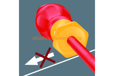 Отвертка диэлектрическая Wera, VDE, PH 2х100 мм, WE-031603