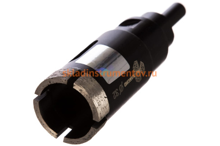 Коронка алмазная по керамограниту, серебряная пайка (32 мм) TRIO-DIAMOND GCB772