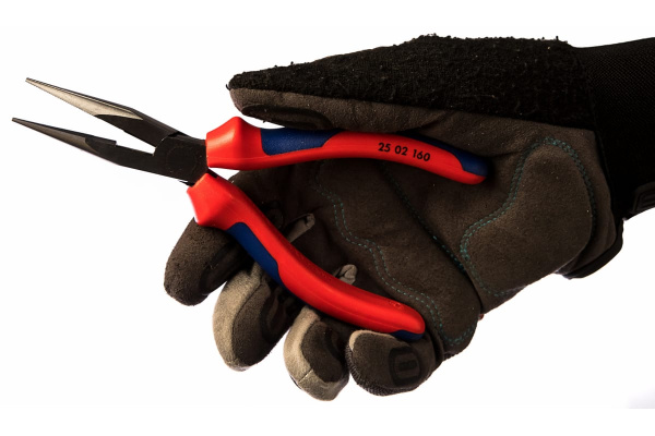 Длинногубцы с резцом KNIPEX KN-2502160 Длинногубцы с резцом KNIPEX KN-2502160