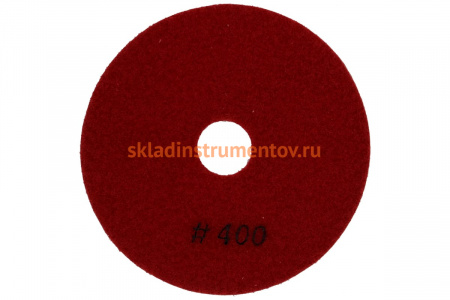 Алмазный гибкий шлифовальный круг Orientcraft АГШК 100 мм, P400, Черепашка для влажной шлифовки 100400