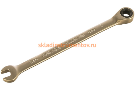 Комбинированный трещоточный ключ 6 мм ДТ 200/5 Дело Техники 515006