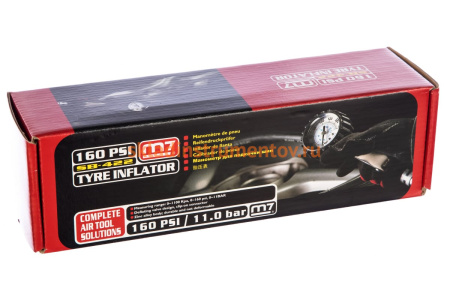 Пистолет для подкачки шин с манометром MIGHTY SEVEN SB-422