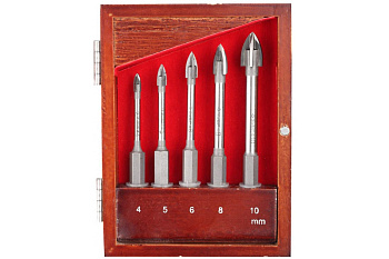 Набор сверл "ЭКСПЕРТ" по кафелю 5 шт. (4-10 мм) Зубр 29845-H5