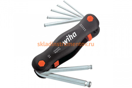 Набор шестигранных ключей 7шт Wiha PocketStar 369R P7 MagicRing 23031
