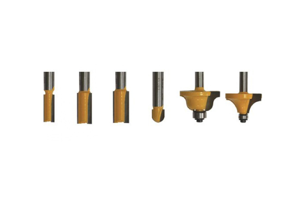 Набор фрез для декоративного применения (6 шт; хвостовик 8 мм) Энкор 46611