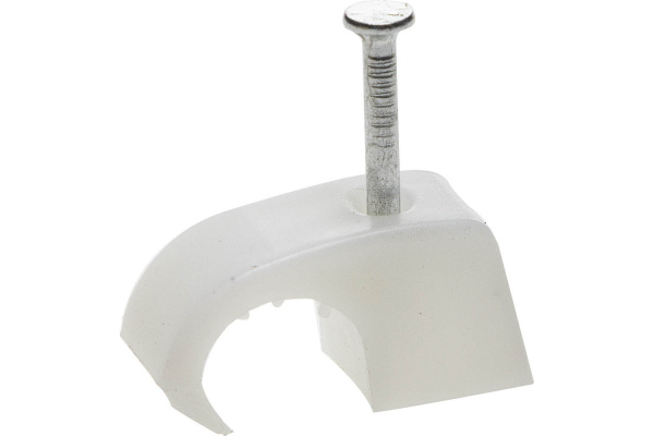 Универсальная скоба STAYER для крепления кабеля 10-14 мм с оцинкованным гвоздем 40 шт. 45050-10-14