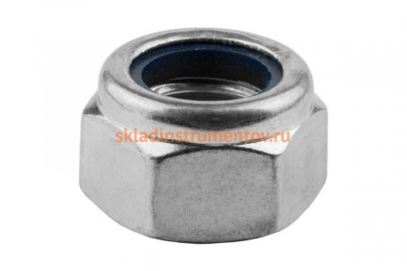 Гайка шестигранная DIN 985 самостопорящаяся оцинкованная (M20; 50 шт.) Kraftool 303584-20