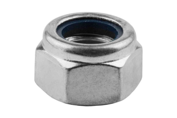 Гайка шестигранная DIN 985 самостопорящаяся оцинкованная (M20; 50 шт.) Kraftool 303584-20