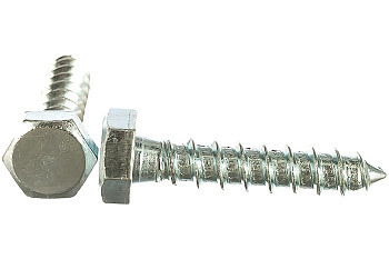 Шурупы ШДШ с шестигранной головкой ЗУБР /DIN 571/ 40 х 8 мм 80 шт 4-300451-08-040