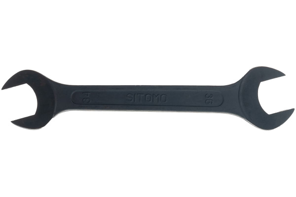 Гаечный рожковый двусторонний ключ SITOMO 34х36 окс. 131020