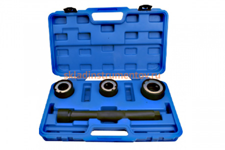 Съемник рулевых тяг в комплекте со сменными насадками ROCKFORCE RF-904T7