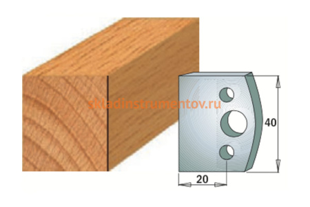 Комплект из 2-х ножей SP (40x4 мм) CMT 690.000