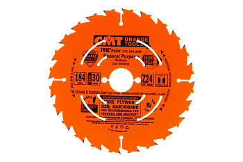 Диск пильный по дереву (184х30х1,7/1,1 мм; Z24) CMT 271.184.24M