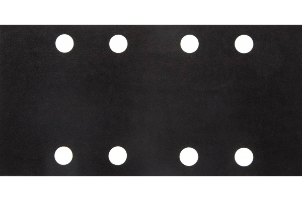 Универсальный шлифовальный лист Uragan оптимален для твердых пород дерева 8 отверстий по линии для ПШМ P320 80x166 мм 10 шт. 907-22101-320-10