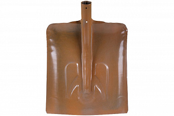 Стальная тротуарная лопата для уборки снега КУРС без черенка 340х385 мм 68121