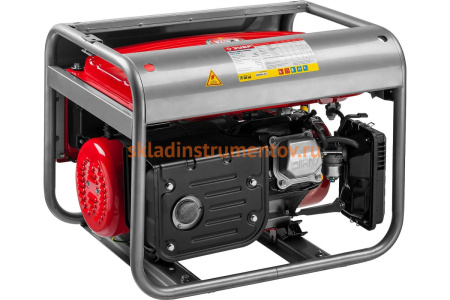 Бензиновый генератор Зубр 220/12В, 3000/3500Вт ЗЭСБ-3500-ЭМ2