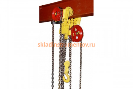 Ручная червячная передвижная таль TOR ТРЧП 1,0 т 12 м 1011123