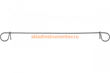 Проволока для вязки арматуры с кольцами Зубр МАСТЕР d=1,2мм, L=140мм, сумм d арматуры до 38мм, 100шт 23855-1.2-14-100