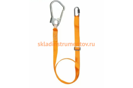 Строп из регулируемой ленты 2 м с монтажным и соединительным карабином ПРОГРЕСС СЕФЕТИ Строп Арег+Кс