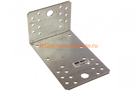 Крепежный уголок Зубр МАСТЕР асимметричный 90х70х140мм, 1шт 310156-90