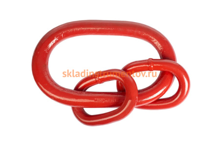 Овальное звено TOR с дополнительными звеньями и плоским профилем г/п 17,0 т 1000876 Овальное звено TOR с дополнительными звеньями и плоским профилем г/п 17,0 т 1000876