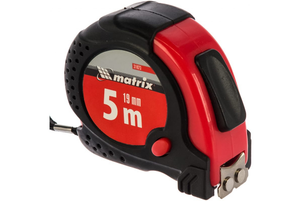 Рулетка 5 м х 19 мм Status magnet fixation MATRIX 31023