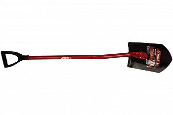 Штыковая лопата МАСТЕР, стальной черенок, с рукояткой, ЗУБР 39523