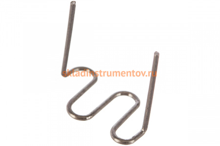 Скобы волнового типа для ремонта пластиковых деталей (0.8 мм, 100 шт.) WIEDERKRAFT WDK-65082