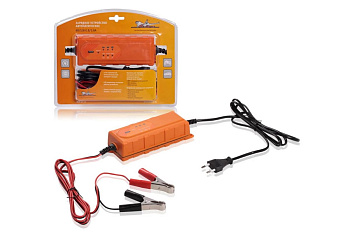 Автоматическое зарядное устройство, 0,8/3,8А, 6В/12В, электронное Airline ACH-5A-10