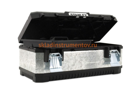 Металлопластмассовый ящик для инструмента Stanley гальванизированный 1-95-620