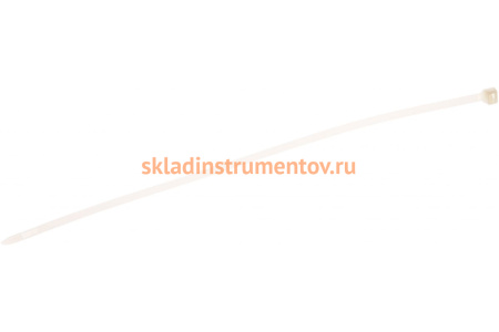 Нейлоновые хомуты Зубр белые, 7.6x400 мм, 50 шт. 309010-76-400