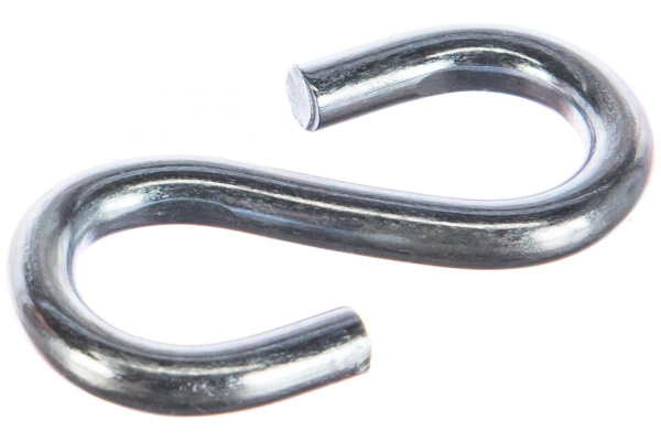 Крюк ЗУБР S-образный, 6мм, 2 шт, оцинкованный, 304566-06