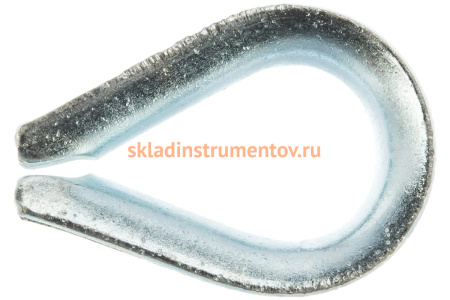 Коуш DIN 6899 оцинкованный 2 шт. (6 мм; ТФ6) Зубр 4-304496-06 Коуш DIN 6899 оцинкованный 2 шт. (6 мм; ТФ6) Зубр 4-304496-06