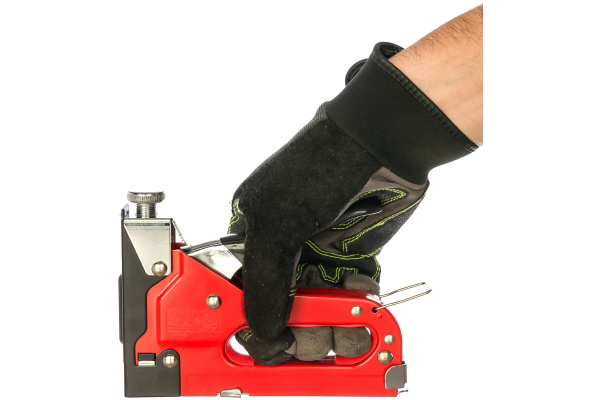 Степлер для широких скоб 3-в-1 ("тип 140" 4-14 мм, "тип 28" 10-12 мм, "тип 300" 10-14 мм, металлический корпус) КУРС 32099