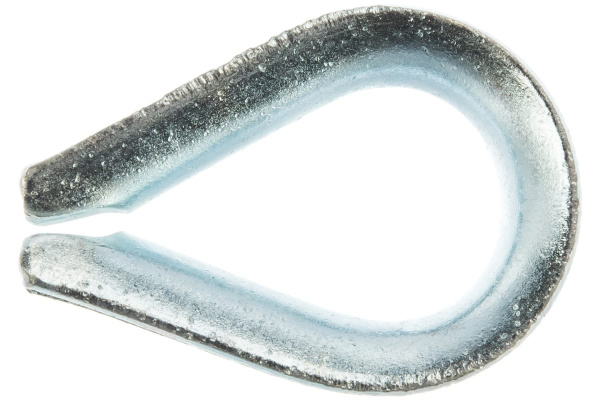 Коуш DIN 6899 оцинкованный 2 шт. (6 мм; ТФ6) Зубр 4-304496-06 Коуш DIN 6899 оцинкованный 2 шт. (6 мм; ТФ6) Зубр 4-304496-06