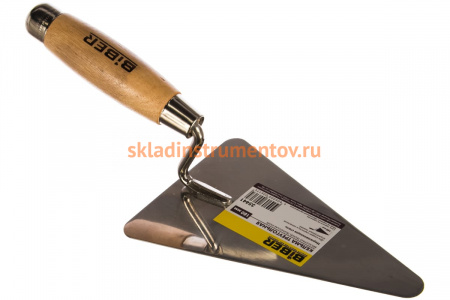 Кельма 180мм (треугольная, нержавеющая) Biber 35441 тов-048266