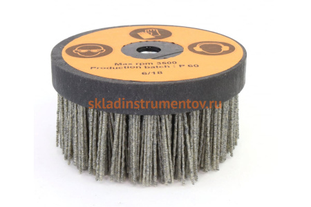 Щетка чашечная (140 мм; M14; P60; полимерный ворс) ОСБОРН 3-102 TAZ140TYM14P60