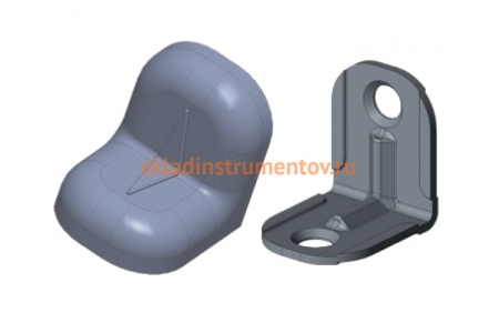 Уголок с заглушкой MFK-TORG 20х20х16х1.2 металлик 13 20 20 13