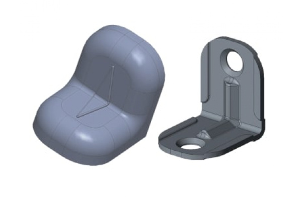 Уголок с заглушкой MFK-TORG 20х20х16х1.2 металлик 13 20 20 13